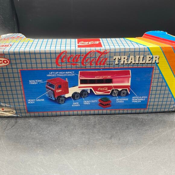 Remco Coca Cola Trailer Semi Truck new in box (H1) - Picture 6 of 12